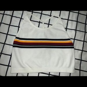 Workout crop top/sports bra